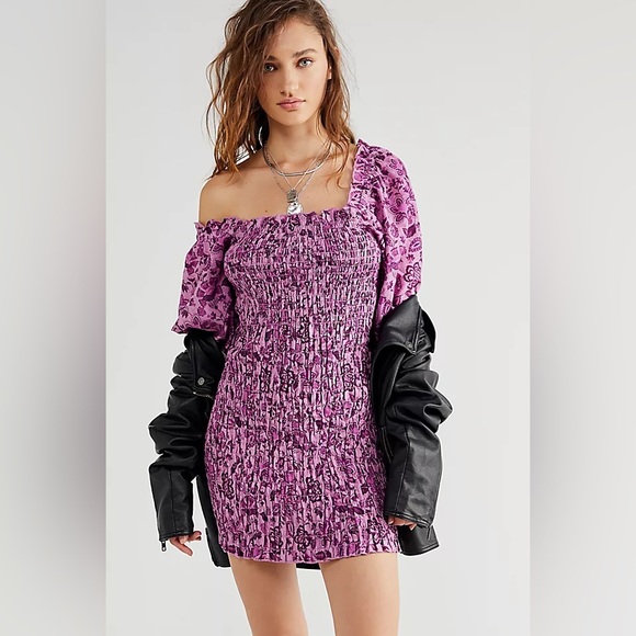 Free People Smock It To Me Minidress NWT! - Picture 12 of 13